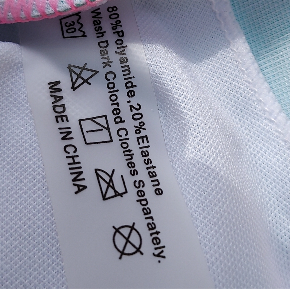 Bikinx Racerback Zip Front One Piece Swim Suit Size Small NEW NWT Preppy - Picture 6 of 7